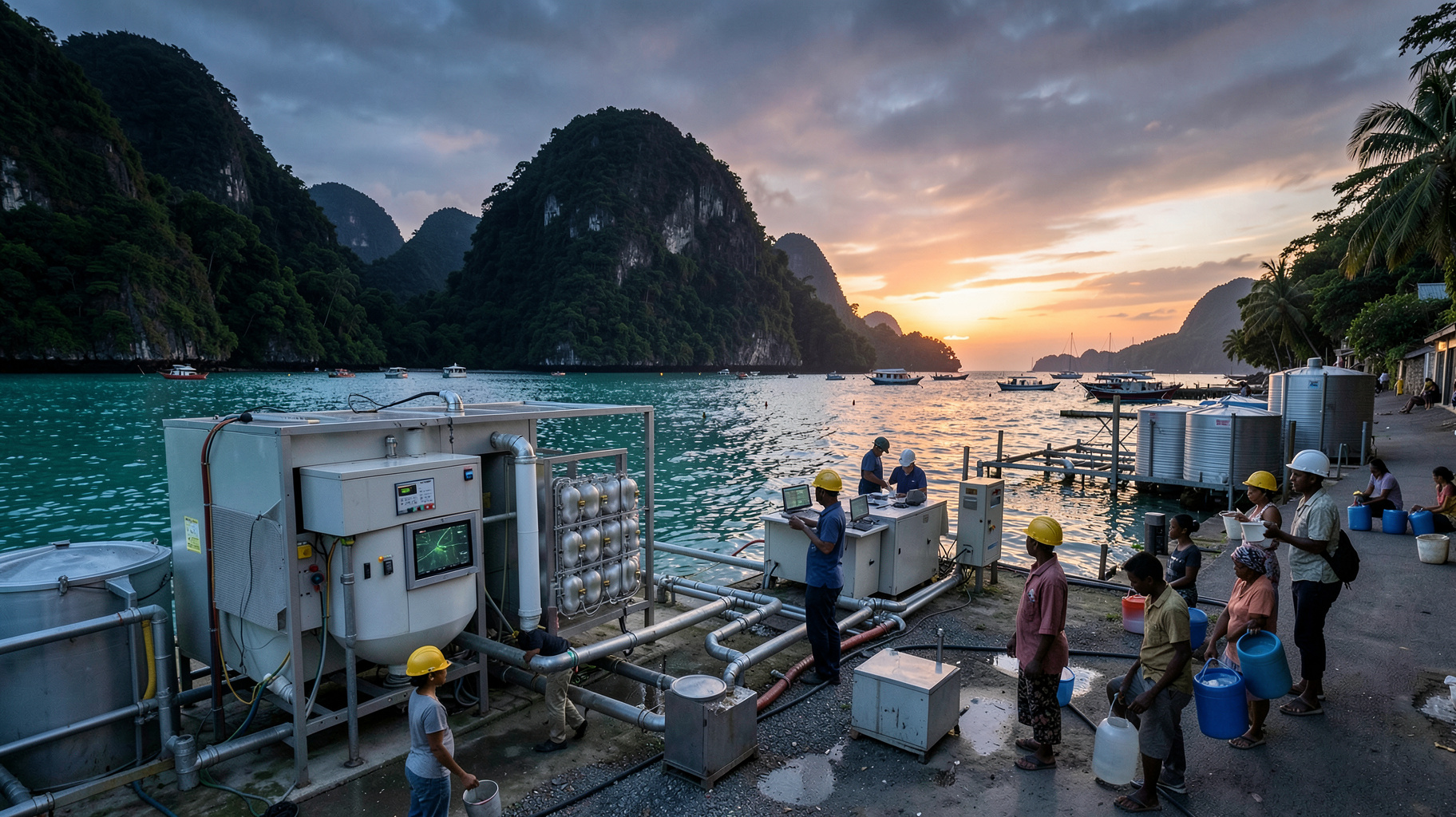 エルニドの海水淡水化が示す、観光地の水不足を変える事業モデル